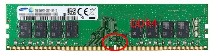 DDR4 슬롯 홈